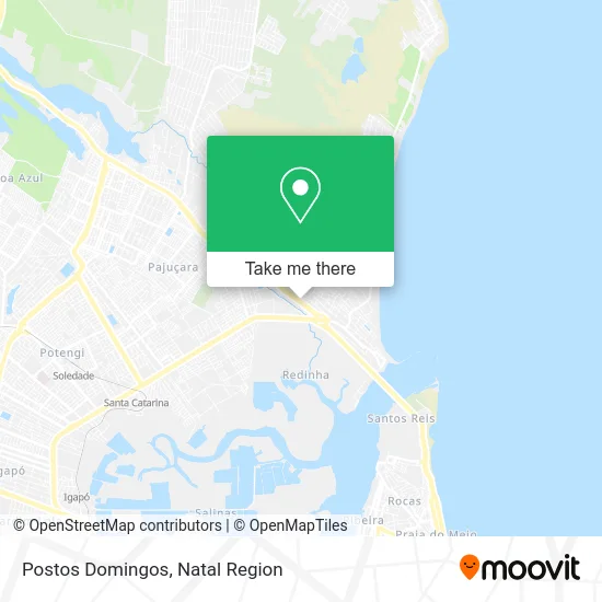 Postos Domingos map