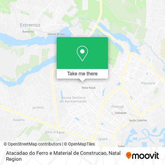 Atacadao do Ferro e Material de Construcao map