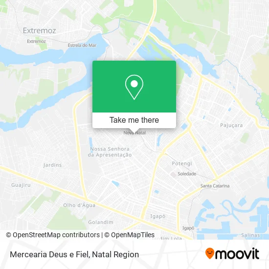 Mercearia Deus e Fiel map