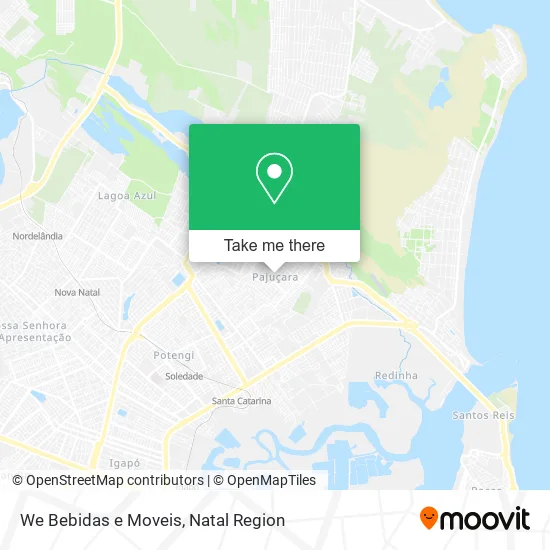 We Bebidas e Moveis map