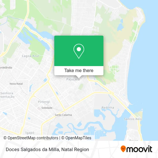 Doces Salgados da Milla map