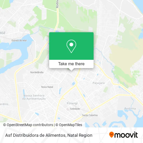 Asf Distribuidora de Alimentos map