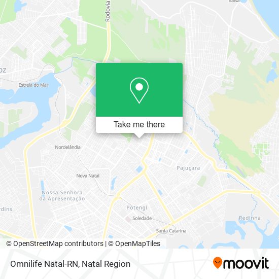 Mapa Omnilife Natal-RN