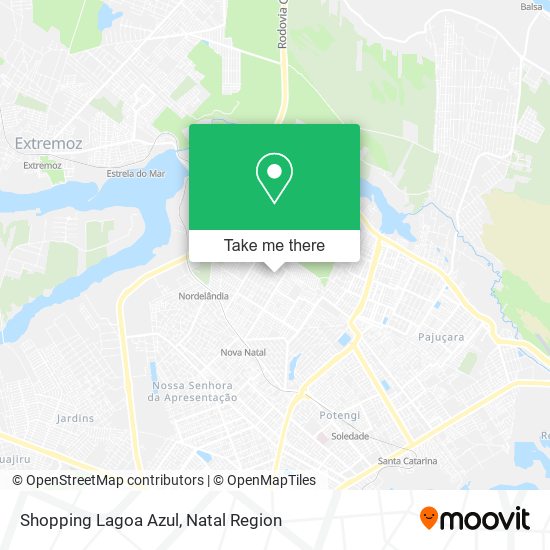 Mapa Shopping Lagoa Azul