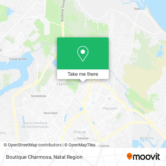 Boutique Charmosa map