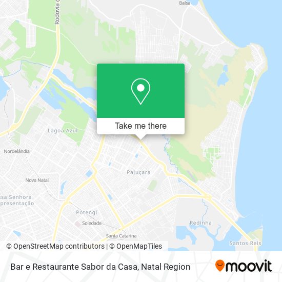 Bar e Restaurante Sabor da Casa map