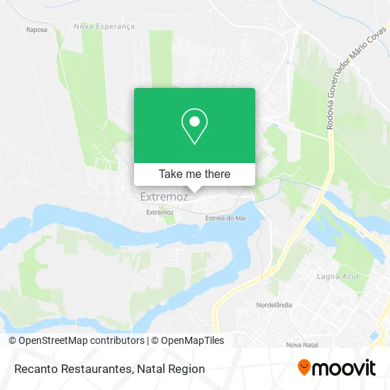 Recanto Restaurantes map