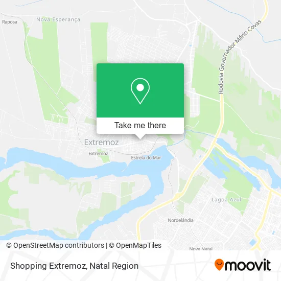 Shopping Extremoz map