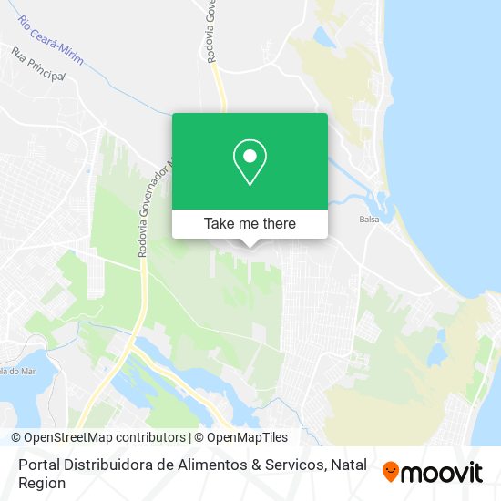 Portal Distribuidora de Alimentos & Servicos map
