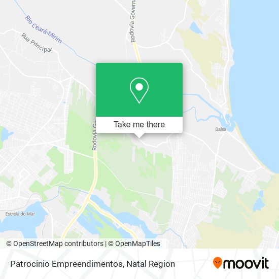 Patrocinio Empreendimentos map