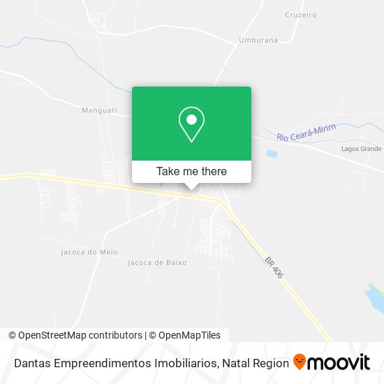 Mapa Dantas Empreendimentos Imobiliarios