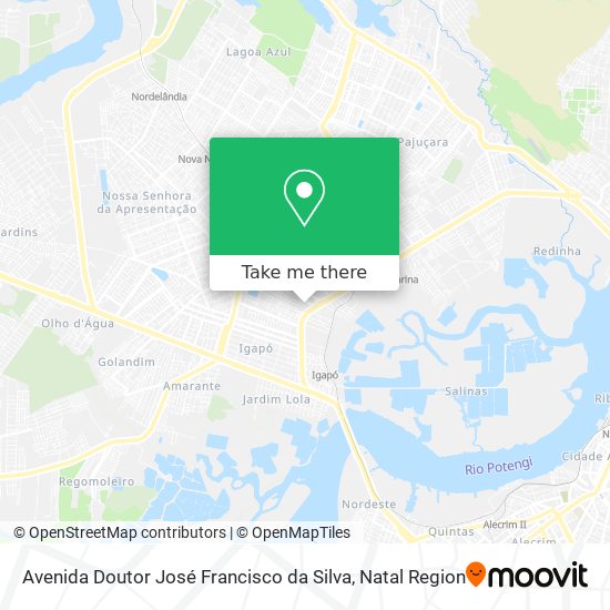 Avenida Doutor José Francisco da Silva map