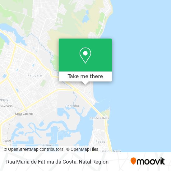 Mapa Rua Maria de Fátima da Costa