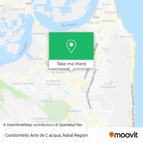 Condomínio Arte de L' acqua map