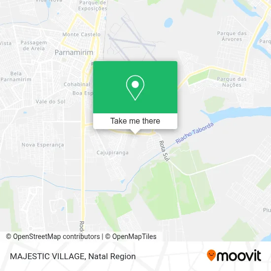 MAJESTIC VILLAGE map