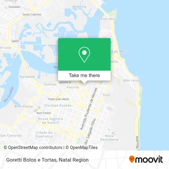 Goretti Bolos e Tortas map