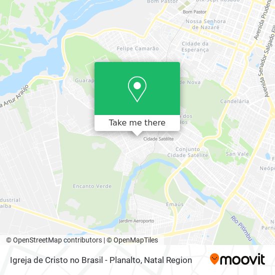 Igreja de Cristo no Brasil - Planalto map