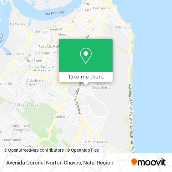 Mapa Avenida Coronel Norton Chaves