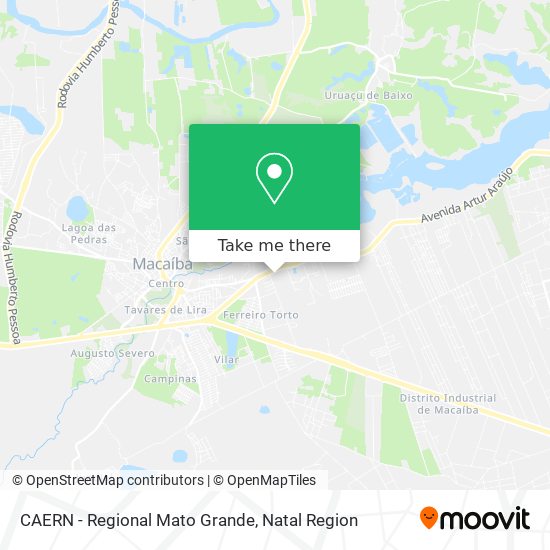 Mapa CAERN - Regional Mato Grande