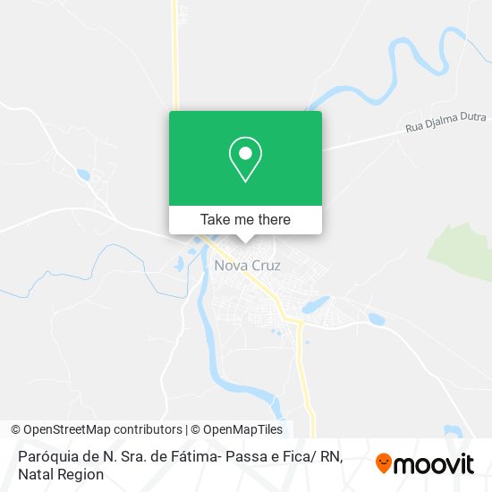 Paróquia de N. Sra. de Fátima- Passa e Fica/ RN map