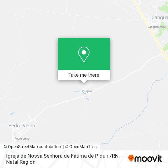 Igreja de Nossa Senhora de Fátima de Piquiri / RN map