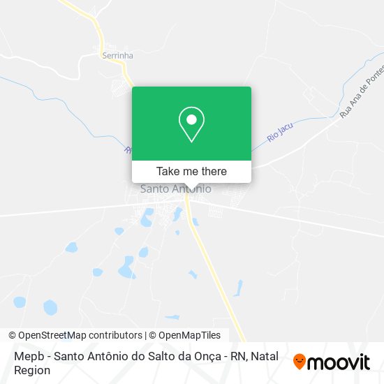 Mepb - Santo Antônio do Salto da Onça - RN map