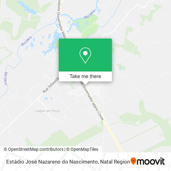 Estádio José Nazareno do Nascimento map