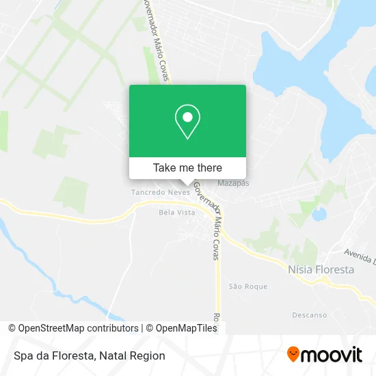 Spa da Floresta map