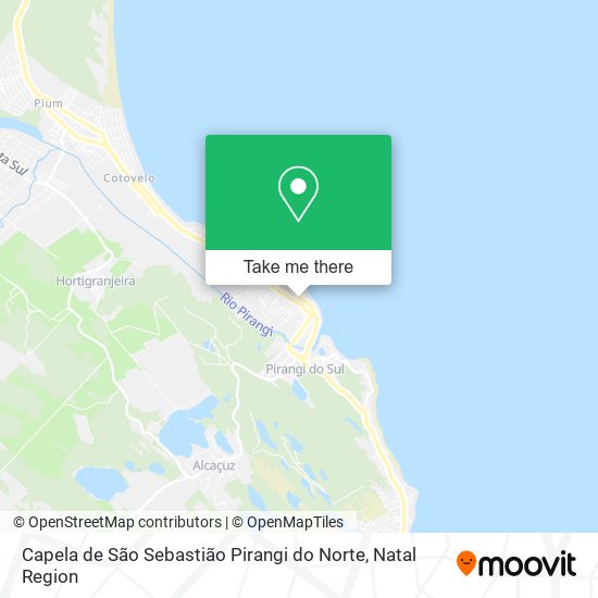 Capela de São Sebastião Pirangi do Norte map