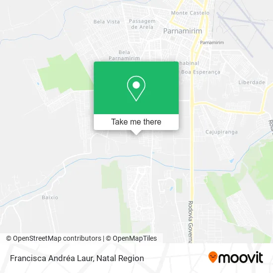 Francisca Andréa Laur map