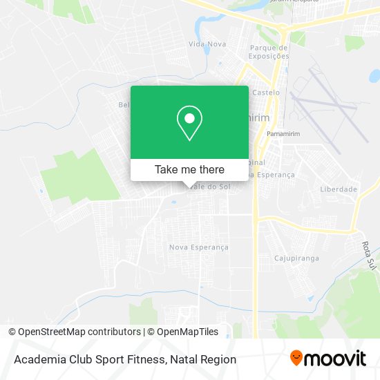 Academia Club Sport Fitness map
