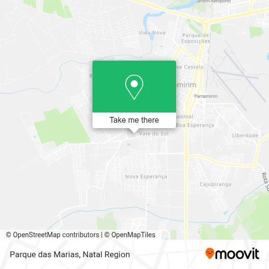 Parque das Marias map
