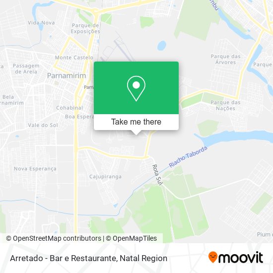 Arretado - Bar e Restaurante map