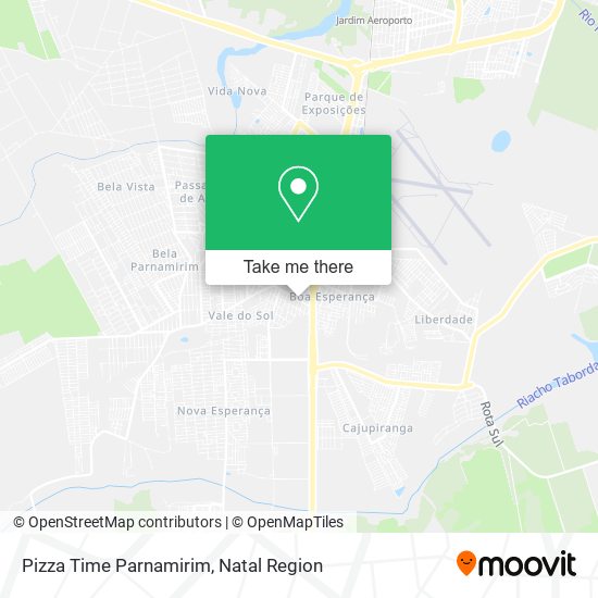 Pizza Time Parnamirim map