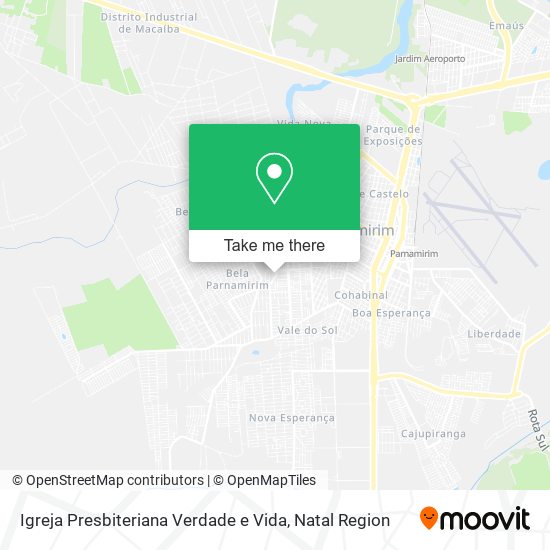 Igreja Presbiteriana Verdade e Vida map