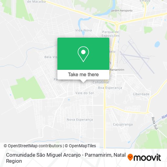 Comunidade São Miguel Arcanjo - Parnamirim map