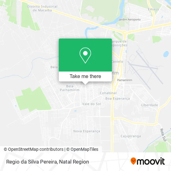 Regio da Silva Pereira map