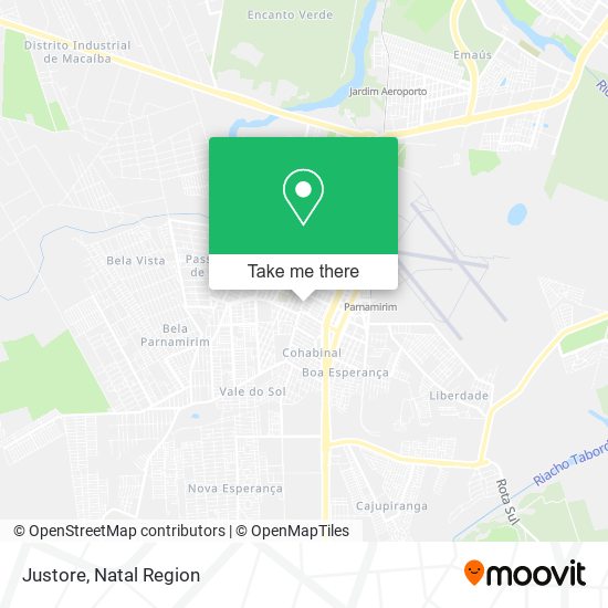 Justore map