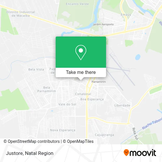 Justore map