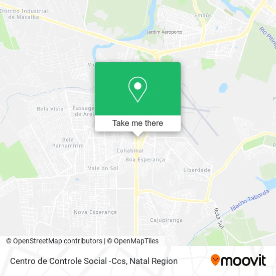 Centro de Controle Social -Ccs map