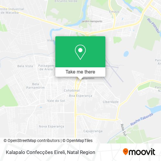 Kalapalo Confecções Eireli map