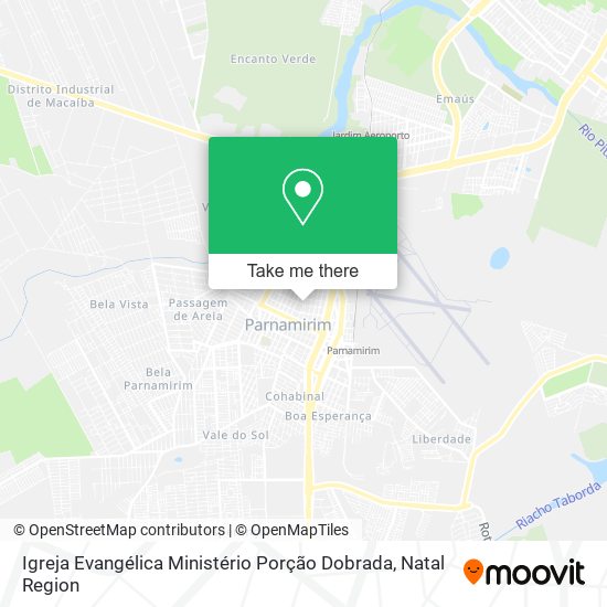 Igreja Evangélica Ministério Porção Dobrada map
