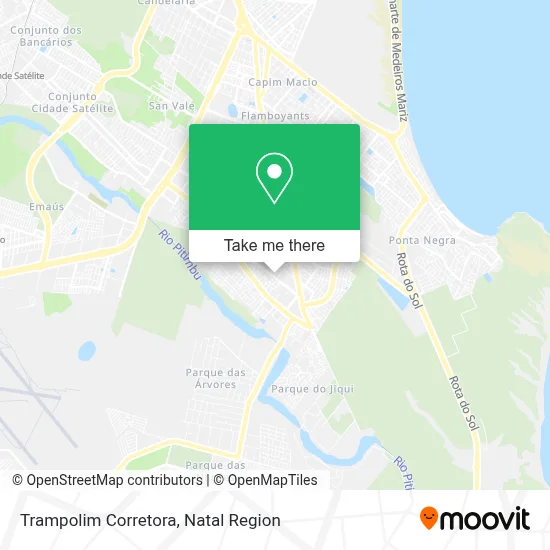 Trampolim Corretora map