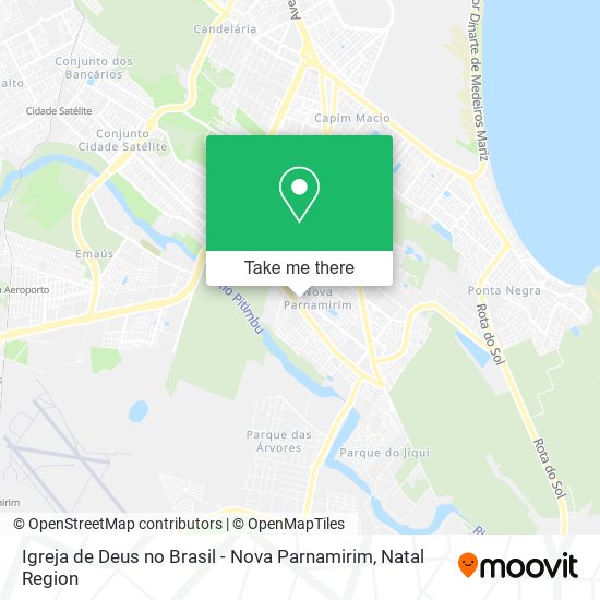 Igreja de Deus no Brasil - Nova Parnamirim map