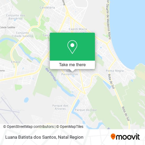 Luana Batista dos Santos map
