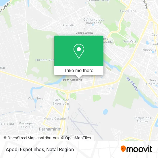 Apodi Espetinhos map
