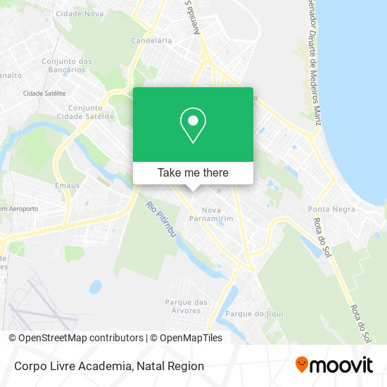 Corpo Livre Academia map