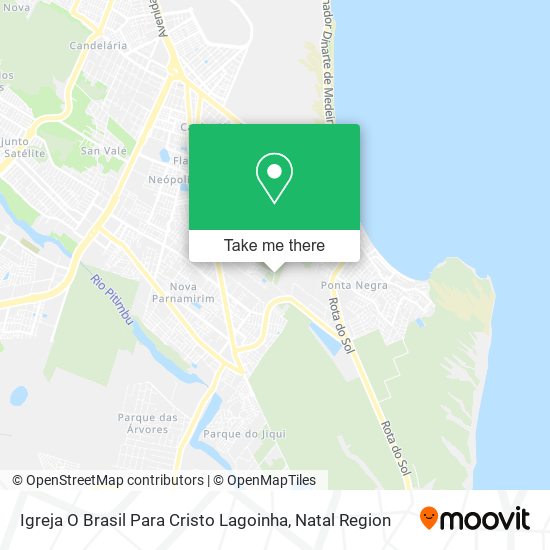 Igreja O Brasil Para Cristo Lagoinha map