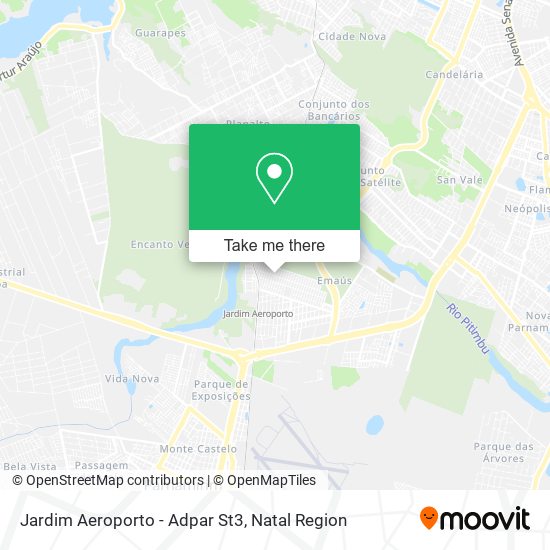 Jardim Aeroporto - Adpar St3 map
