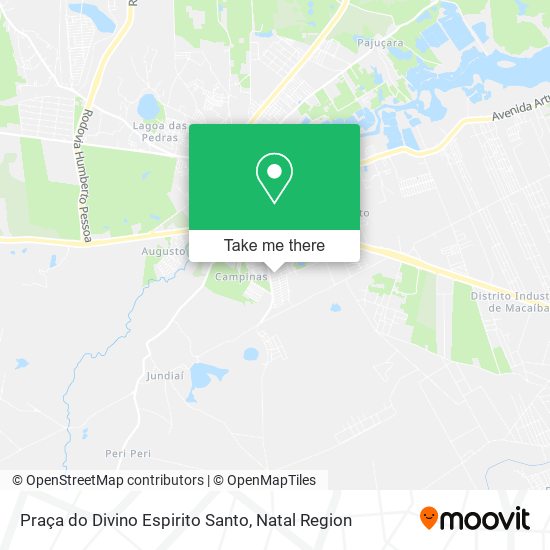 Praça do Divino Espirito Santo map